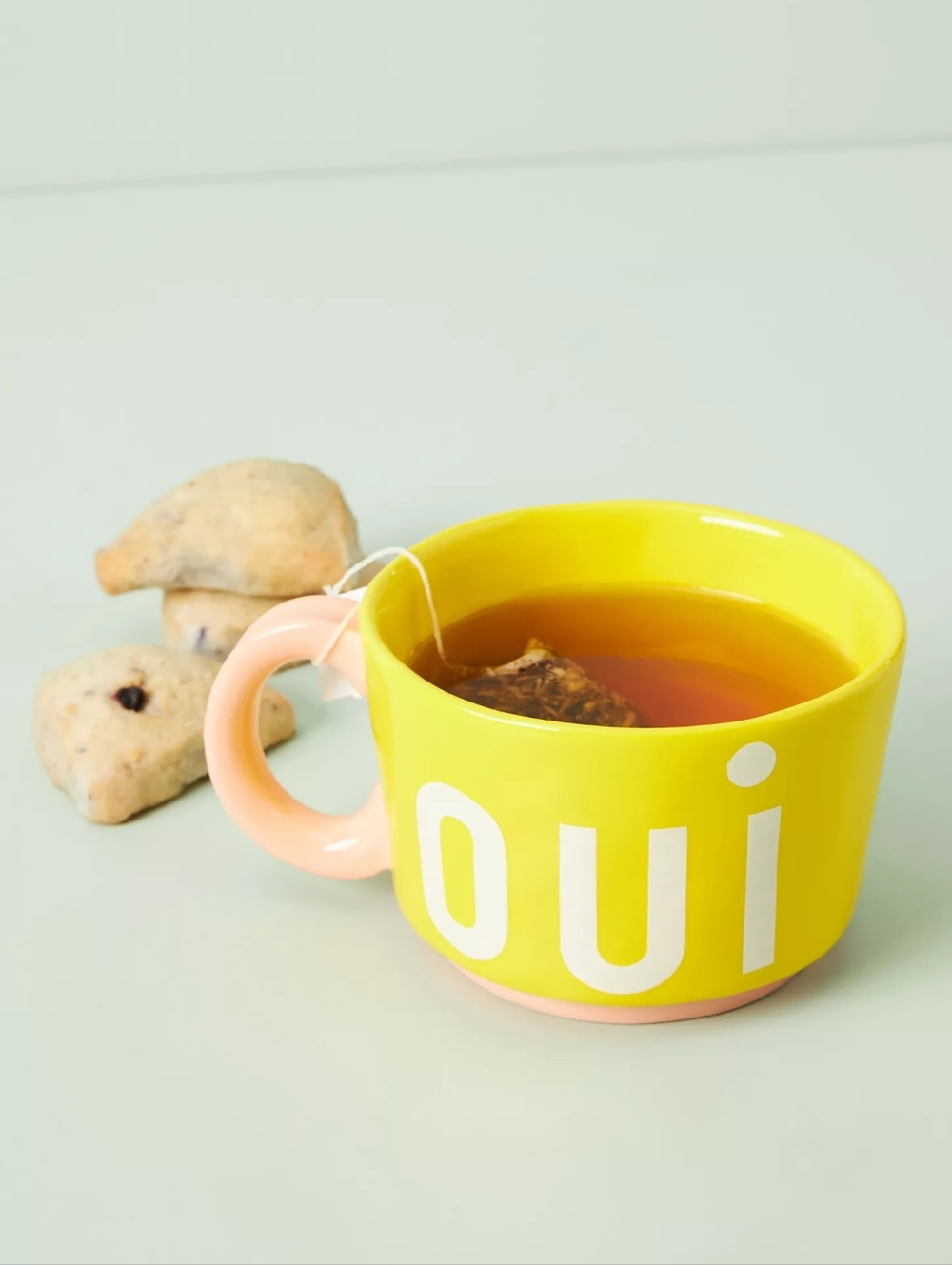 Anthropologie Mug Ft. Clare V - Oui Maisonette Colorblock Modern Minimalist Cute